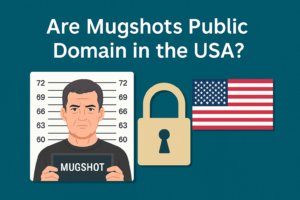 are mugshots public domain