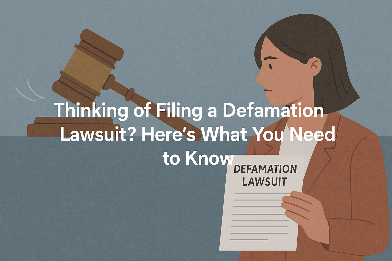sue for defamation