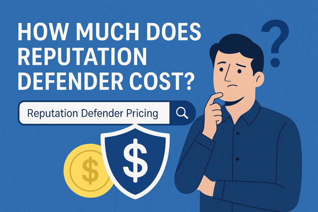 Reputation Defender pricing