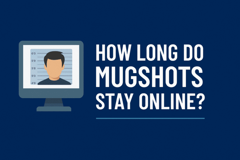 how long are mugshots public