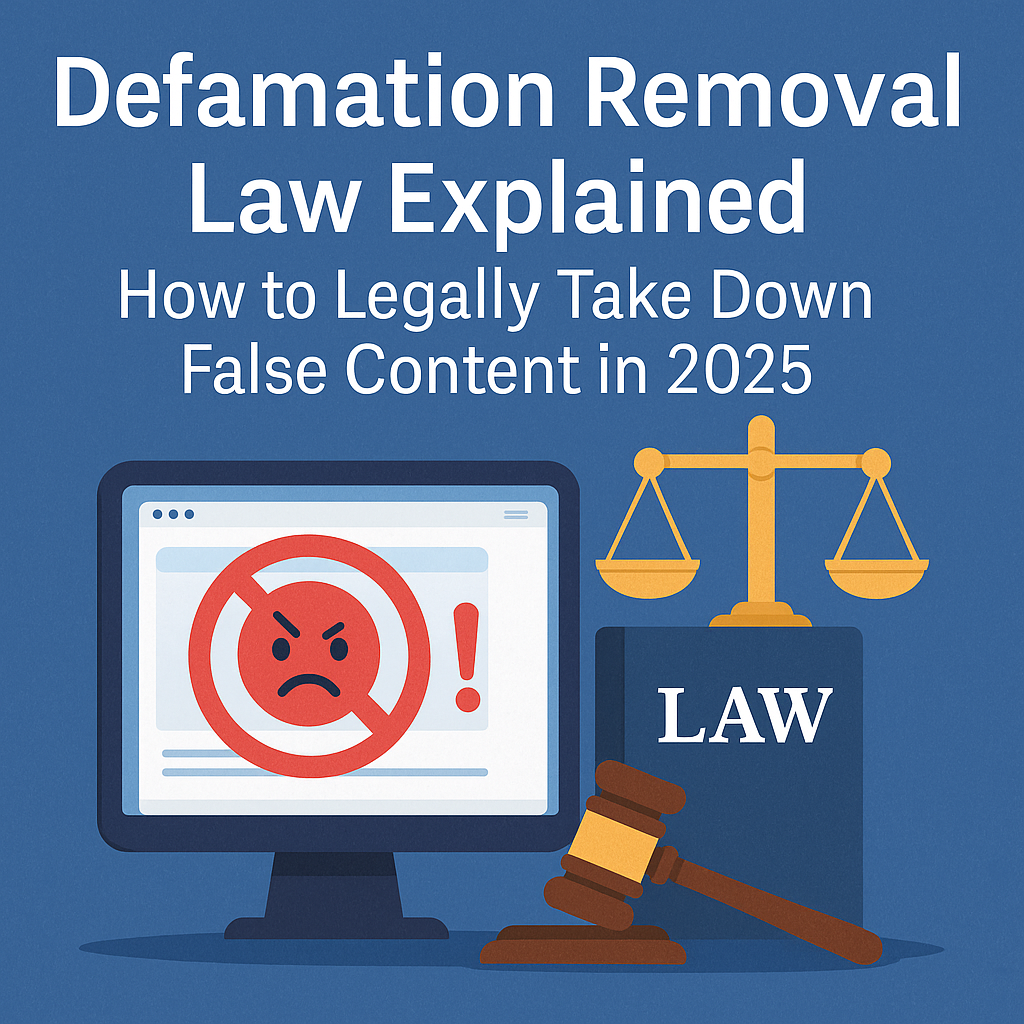defamation removal law