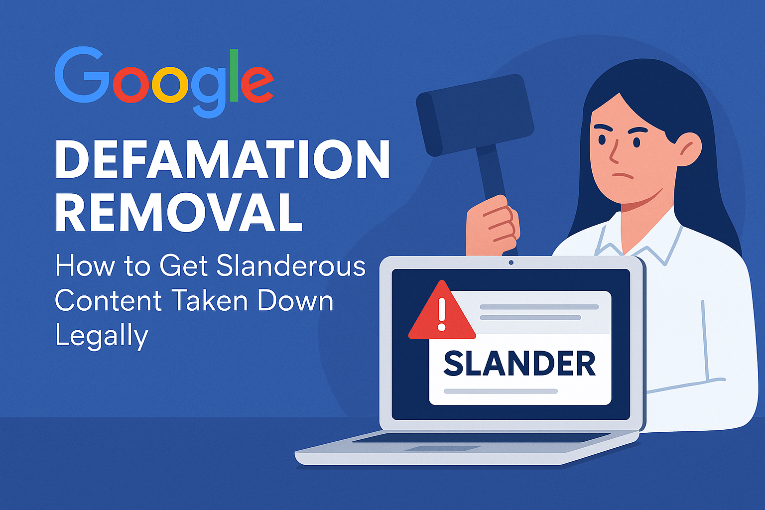 google defamation removal