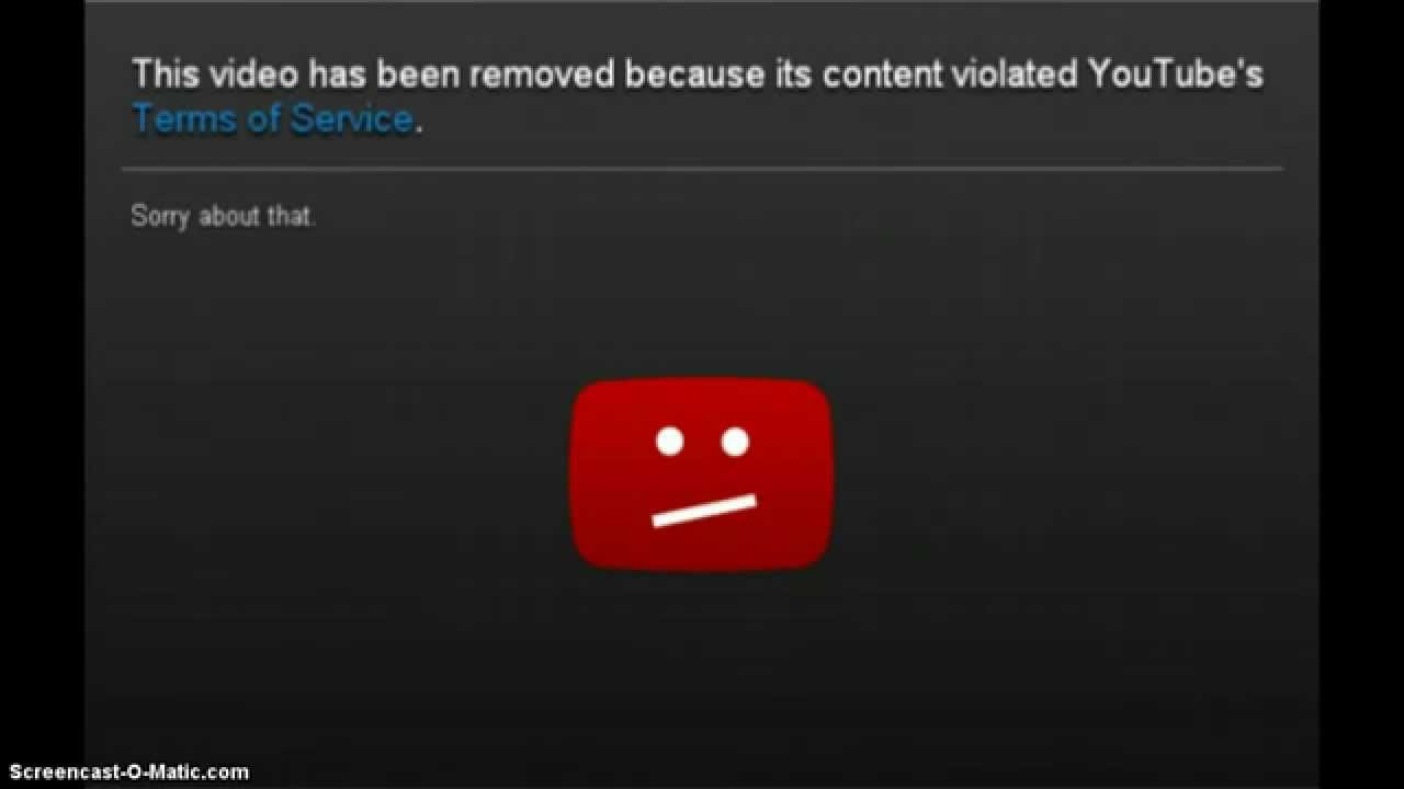 get a youtube channel taken down