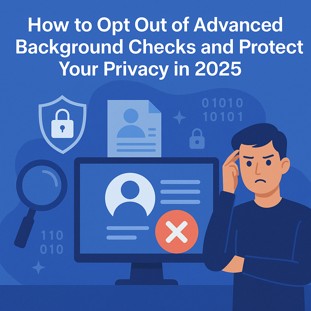 advance background checks opt out