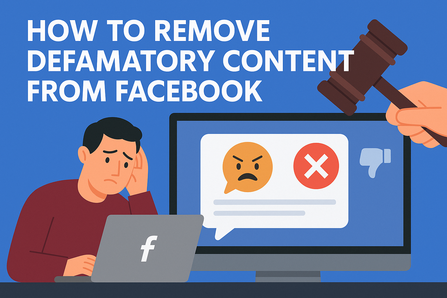 remove defamatory content from Facebook