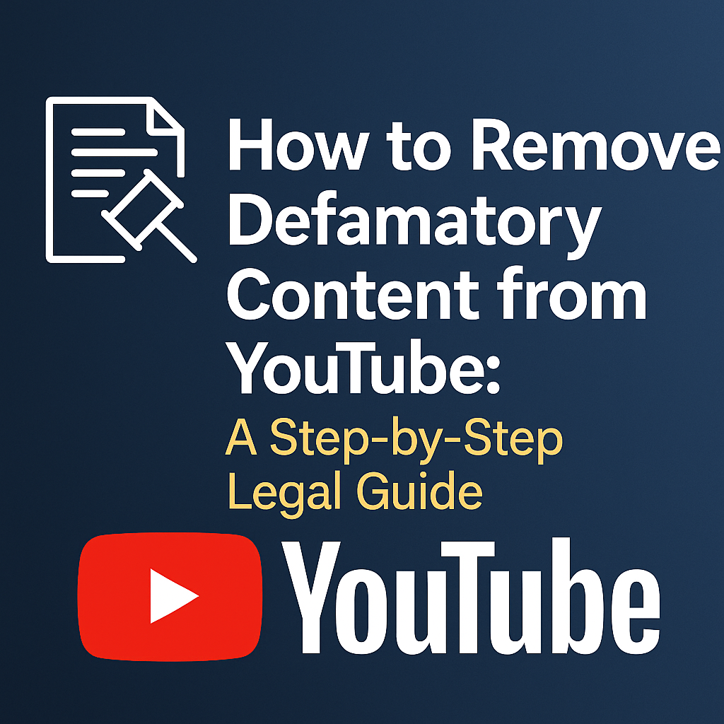 remove defamatory content