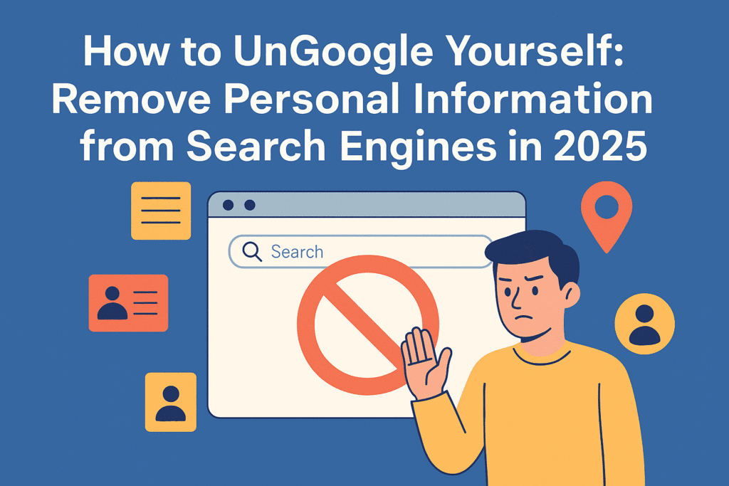 Image showcasing How to UnGoogle Yourself in 2025 | Remove Your Info from Search