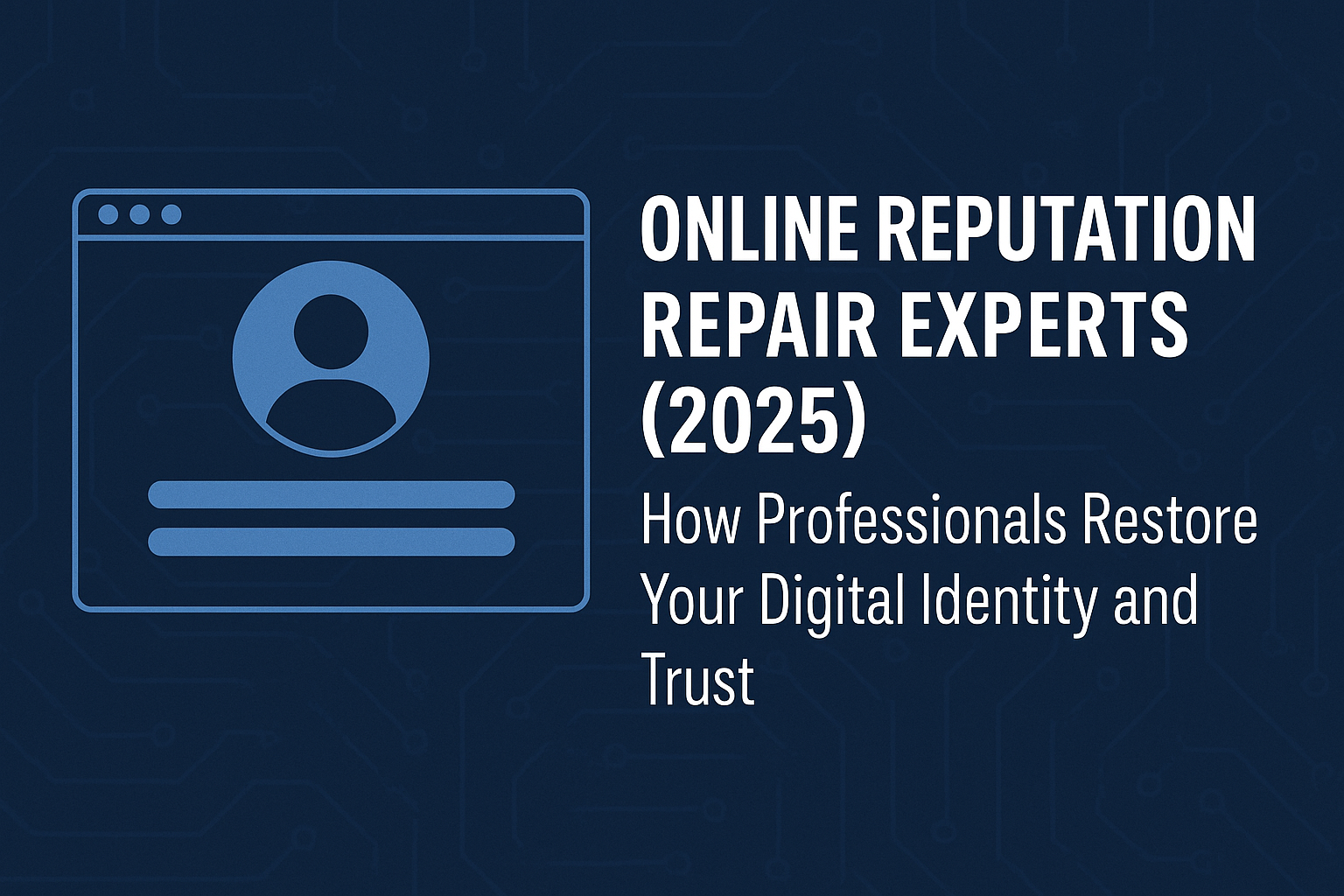 online reputation repair experts