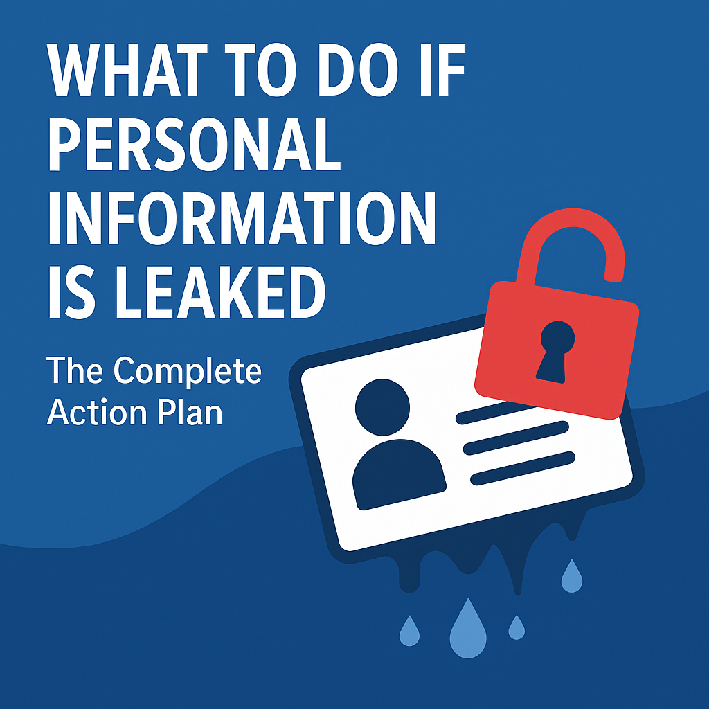 to do if personal information is leaked