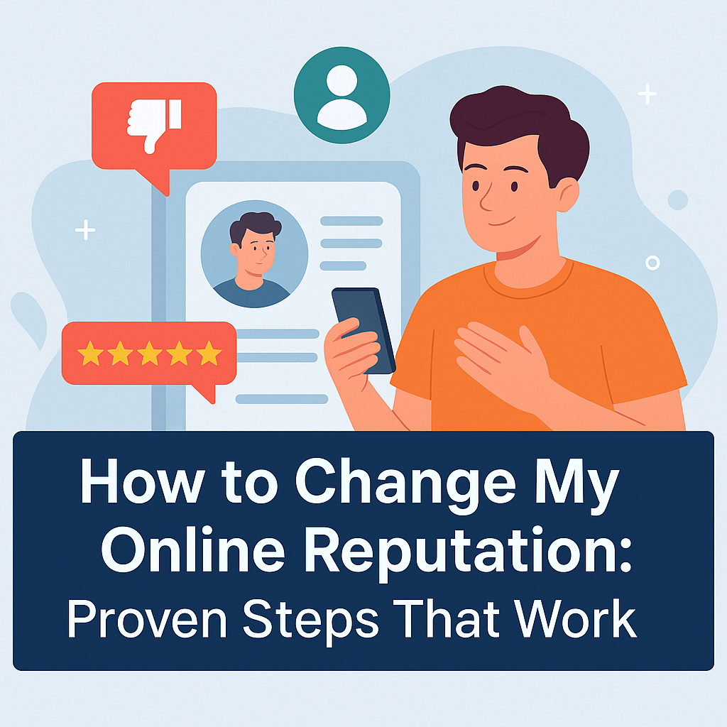 change my online reputation