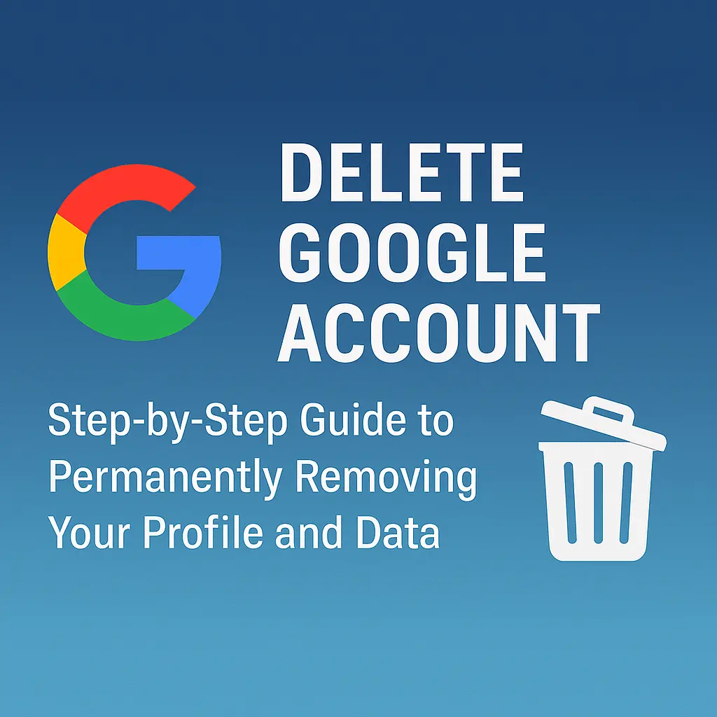 delete google account