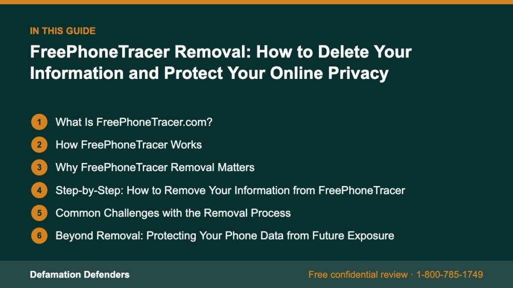 What this guide covers: What Is FreePhoneTracer.com?, How FreePhoneTracer Works, Why FreePhoneTracer Removal Matters