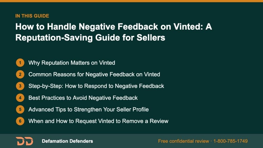 What this guide covers: Why Reputation Matters on Vinted, Common Reasons for Negative Feedback on Vinted, Step-by-Step: How to Respond to Negative Fee