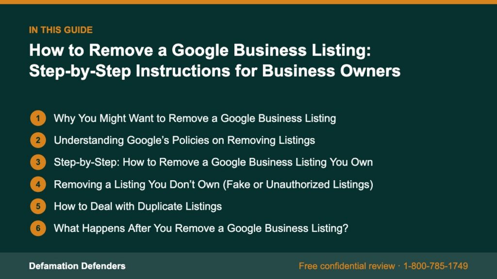 What this guide covers: Why You Might Want to Remove a Google Business Listing, Understanding Google’s Policies on Removing Listings, Step-by-Step: Ho