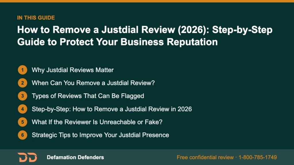 What this guide covers: Why Justdial Reviews Matter, When Can You Remove a Justdial Review?, Types of Reviews That Can Be Flagged