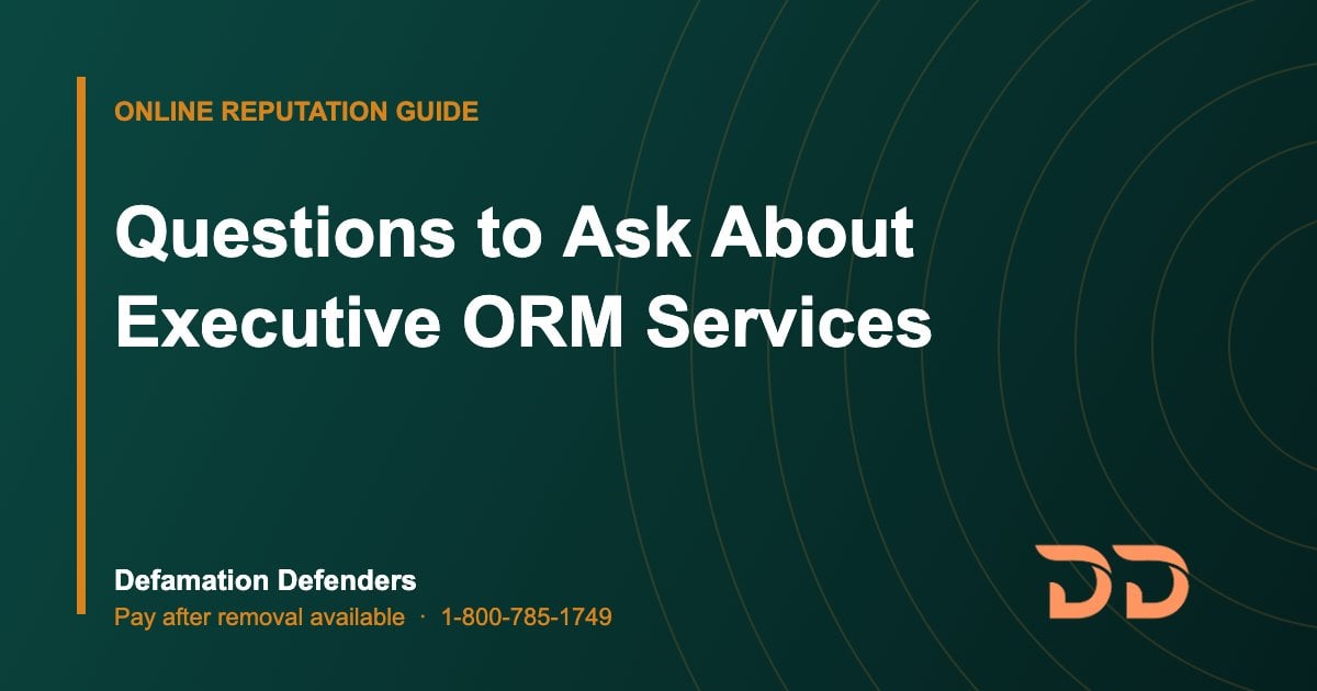 Questions to Ask About Executive ORM Services