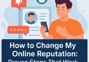 change my online reputation
