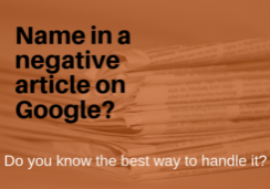 How to Remove Name from Online Article