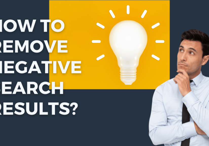 Get Negative Search Results Removed